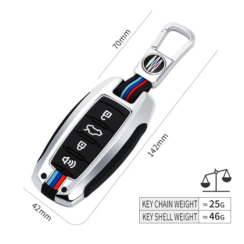 GPRGIT Zinc Alloy Car Key Case Remote Control Protector Cover for Cadillac ATS-L XTS XT5 CTS CT6 ATS 28T SRX Escalade