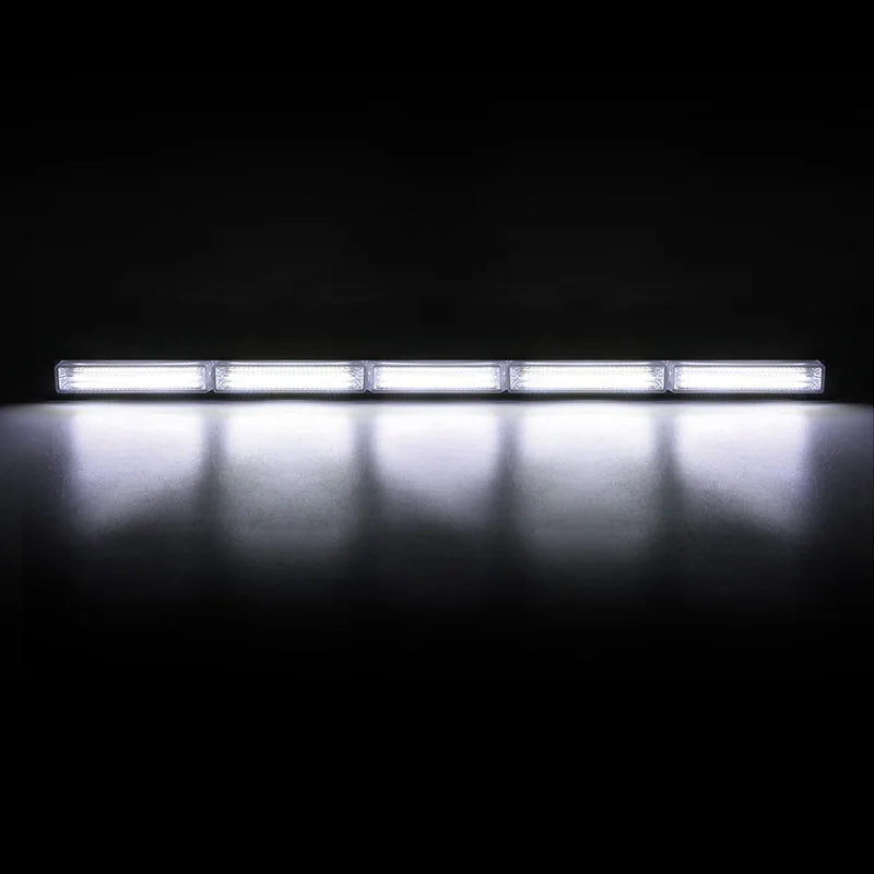 29inch Vehicles COB Warning Strobe Lightbar Multicolor Flashing DRL Lights Bar LED Flash Emergency Work Lights for Trucks