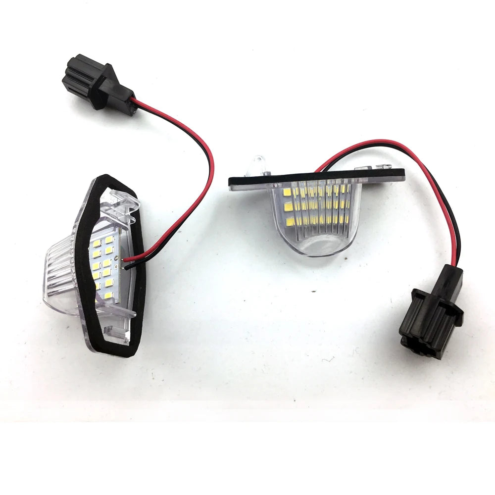 GPRGIT LED License Plate Light Bulbs for Honda Jazz Odyssey Stream Insight CR-V FR-V Crosstour HR-V 12V 6500K