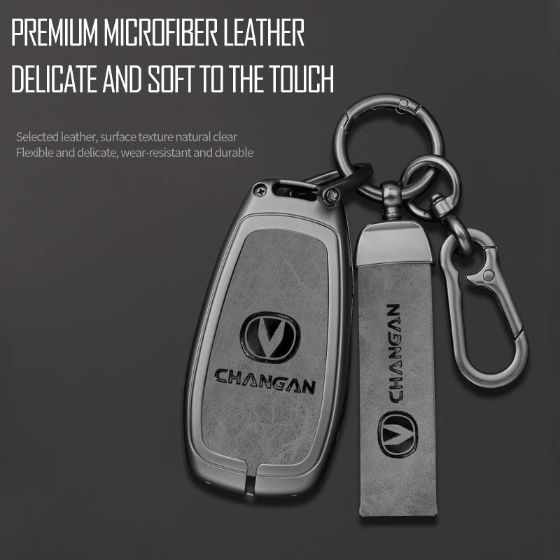 GPRGIT Car Remote Key Cover Case for Changan CS35 Plus CS55 Plus CS75 Plus UNI-K UNI-T UNI-V Eado
