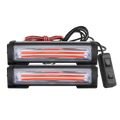 GPRGIT 6 inch 2-in-1 LED Strobe Emergency Light Bar 20W 12V/24V Traffic Advisor Grille Flashing