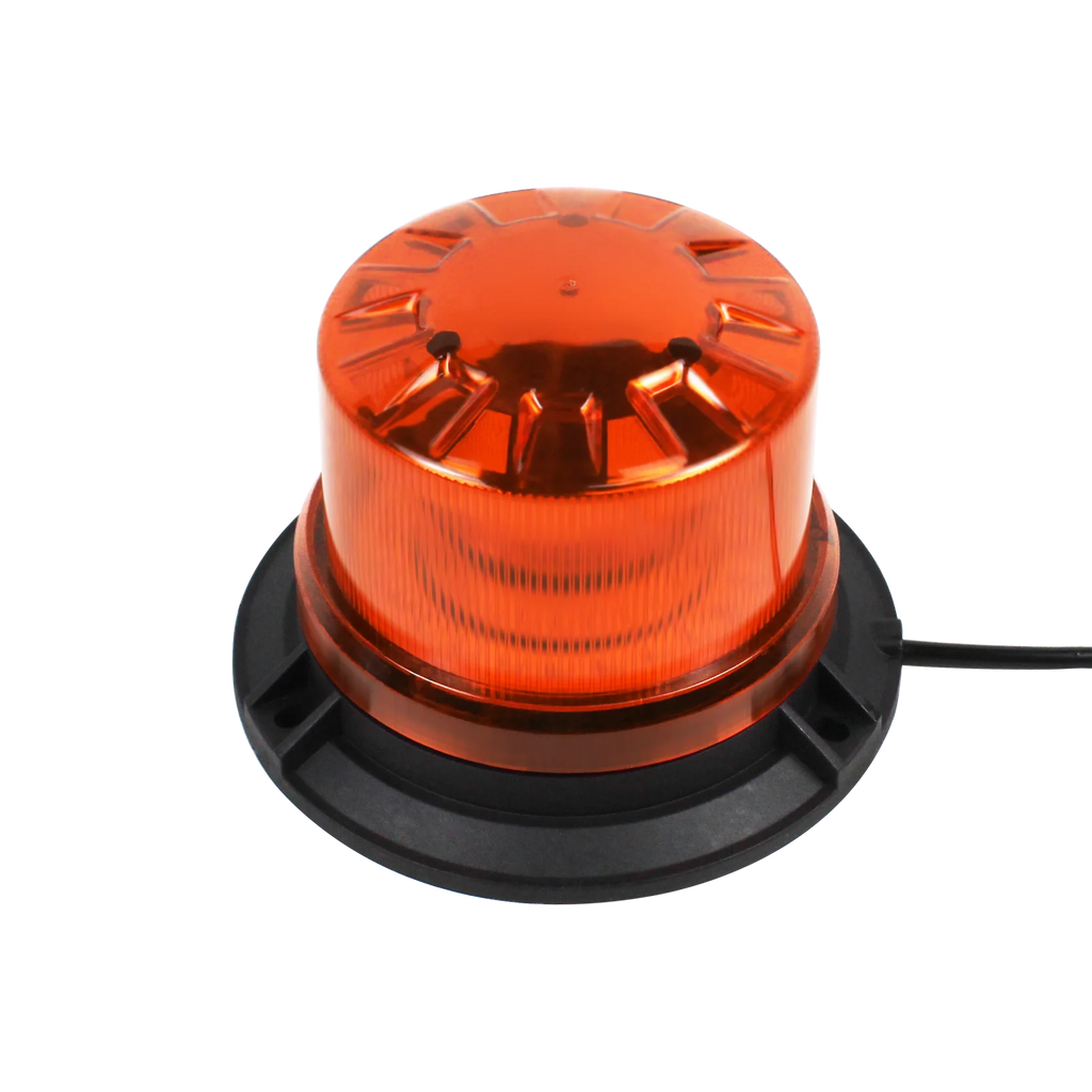 New 12V/24V LED Rotating Emergency Beacon Lights Flashing Signal Roof Ambulance Truck Strobe Magnet Mounted Warning Light