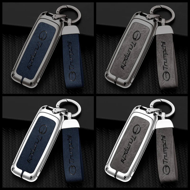 GPRGIT Zinc Alloy Leather Car Key Case Cover for GAC Trumpchi GS GA3 GA3S GA5 GA6 GS4 GS8 GS5 GS3 GA4