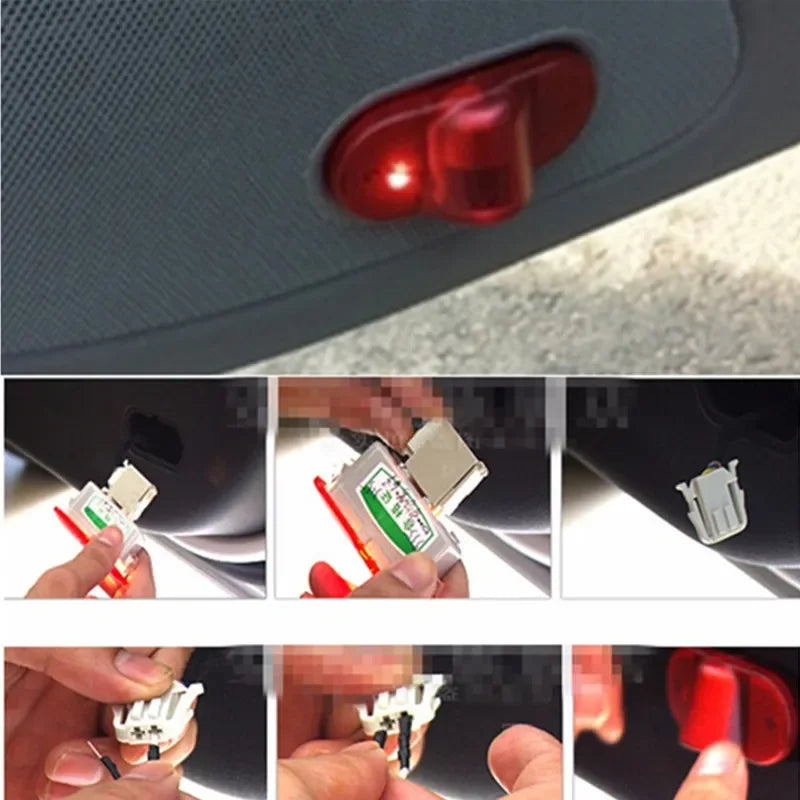 GPRGIT Car Door Welcome Light LED Ghost Projector Lamp for VRS Logo Octavia A5 2006-2013