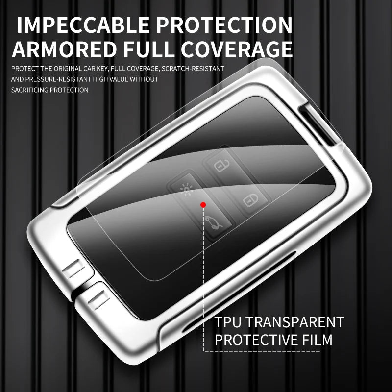 GPRGIT Zinc Alloy Car Key Case for Renault Koleos Kadjar Scenic Megane Sandero Espace Clio Captur Kangoo Laguna Talisman Twingo