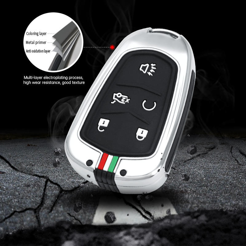 GPRGIT Metal Car Key Case Cover for Cadillac XT5, SRX, CT6, XT4, XT6, ATS-L, XTS, LYRIQ, CT5, CT4