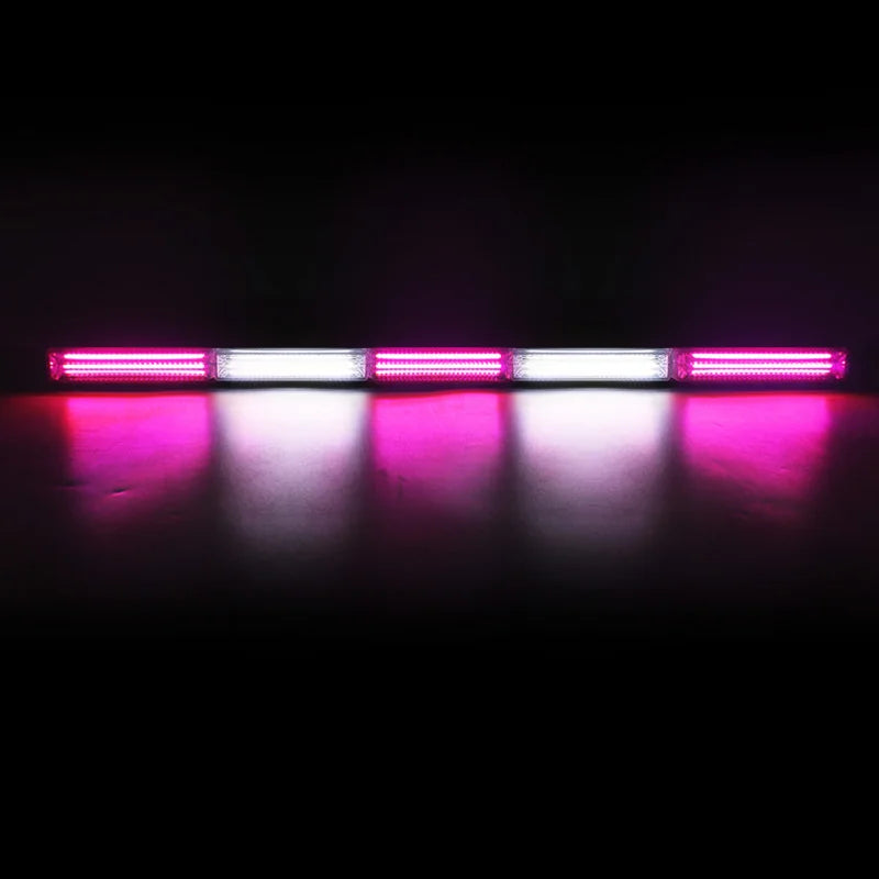 29inch Vehicles COB Warning Strobe Lightbar Multicolor Flashing DRL Lights Bar LED Flash Emergency Work Lights for Trucks