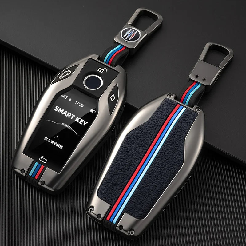 GPRGIT Car Key LED Display Intelligent Screen Key Case Cover Fob for BMW 5 6 7 Series G11 G12 G30 G31 G32 X3 X4 X5 X7 G01 G02 G05 G07