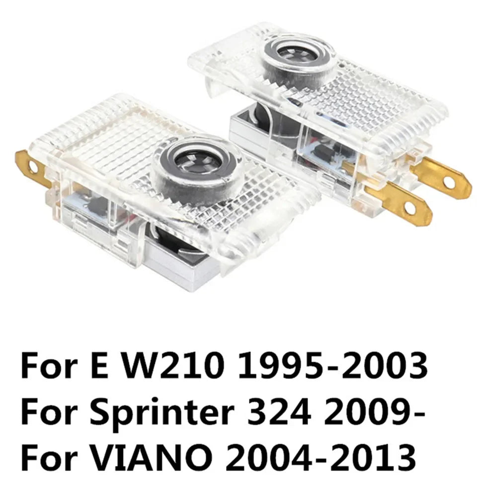 GPRGIT LED Car Door Interior Courtesy Ghost Shadow Welcome Light for E Class W210 Sprinter 324 VIANO VITO