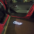 GPRGIT 3D Laser Logo Projector Door Welcome Lamp for Fiat 500X 500L Punto Ghost Shadow 12V