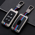 GPRGIT Metal Keychain Land Rover Range Rover Evoque Discovery Sport Velar for Jaguar XE E-PACE XF XJ Remote Car Key Case Cover