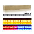 28W Vehicle LED Security Warning Flashing Light Bar Single Row Super Bright DRL Strobe Emergency Light Lamps