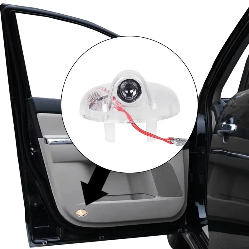 GPRGIT Car Door Welcome Light LED Projector Laser Logo for Mazda 6/CX-9/Mazda 8/RX-8, 12V