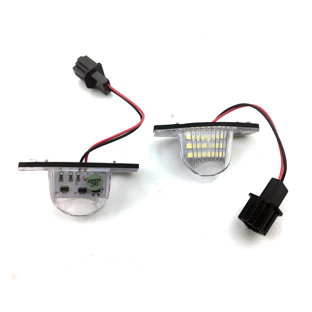 GPRGIT LED License Plate Light Bulbs for Honda Jazz Odyssey Stream Insight CR-V FR-V Crosstour HR-V 12V 6500K