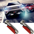 GPRGIT 8 LED No Wiring Wind Power Grille Light Fan Rotation Fog Warning Daytime Running