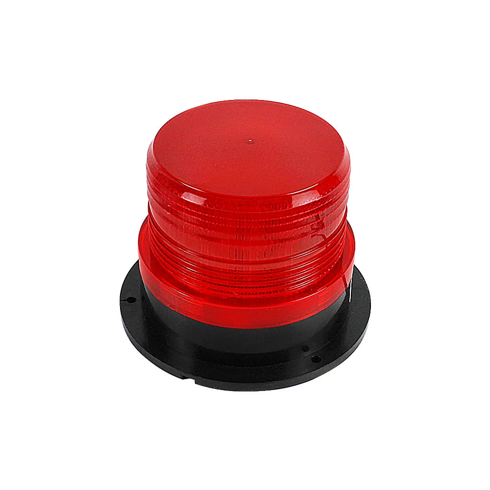 New Car Roof Top LED Emergency Warning Light Rotating Amber Strobe Beacon Flashing Light for Engineering Vehicle Forklift Truck