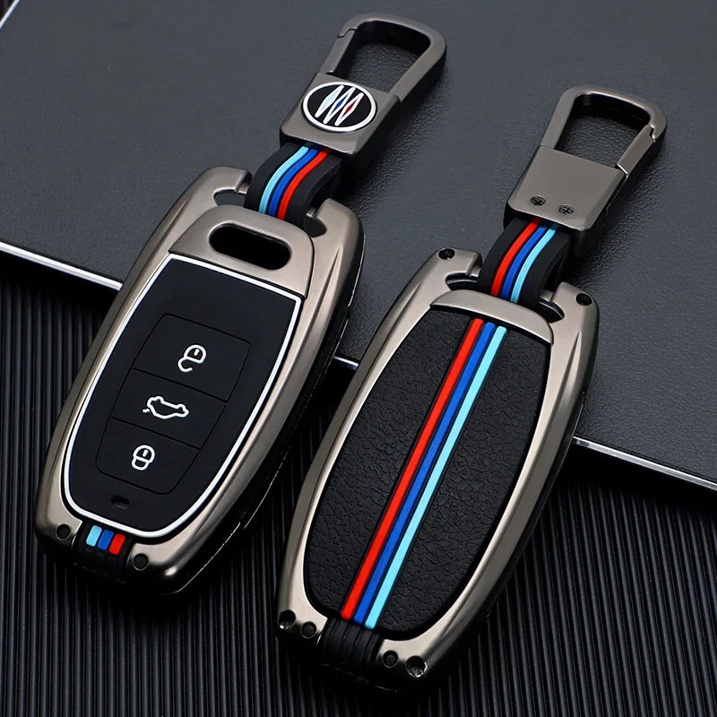 GPRGIT Zinc Alloy Car Key Case Cover for Audi A1 A3 8V A4 B8 B9 A5 A6 C7 A7 A8 Q3 Q5 Q7 S4 S6 S7 S8 R8 TT Protector Bag Accessories