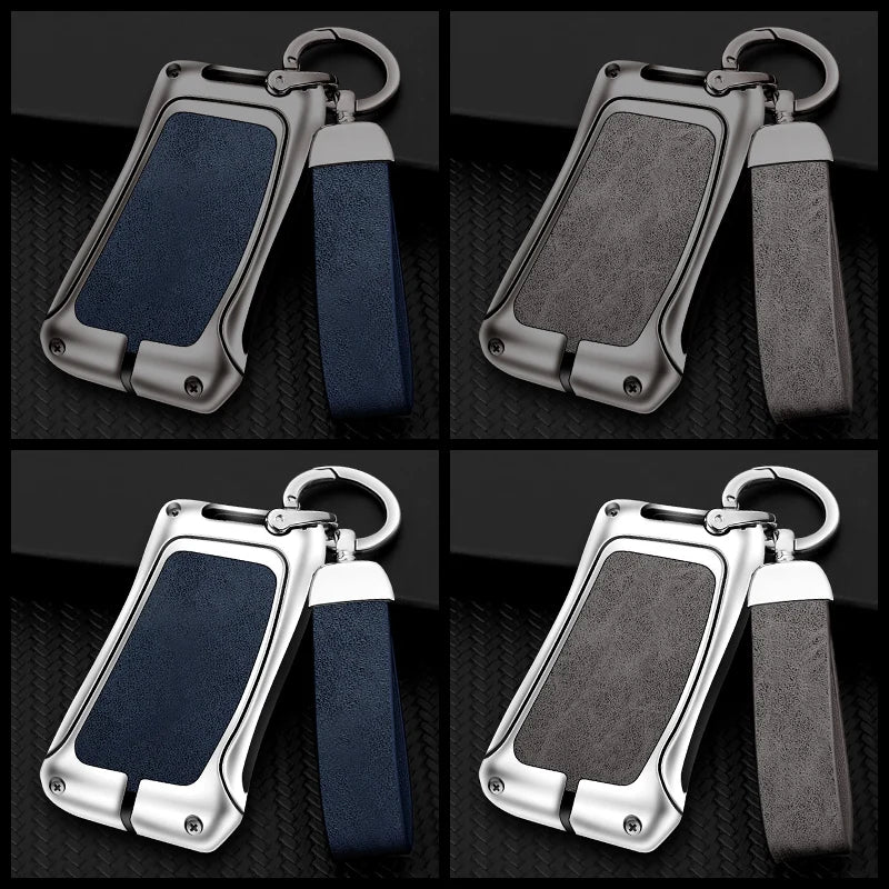 GPRGIT Zinc Alloy Leather Custom Car Logo Car Key Case Cover for Lexus NX ES UX US RC LX GX IS RX 200 250h 350h LS 450h 260h 300h UX200