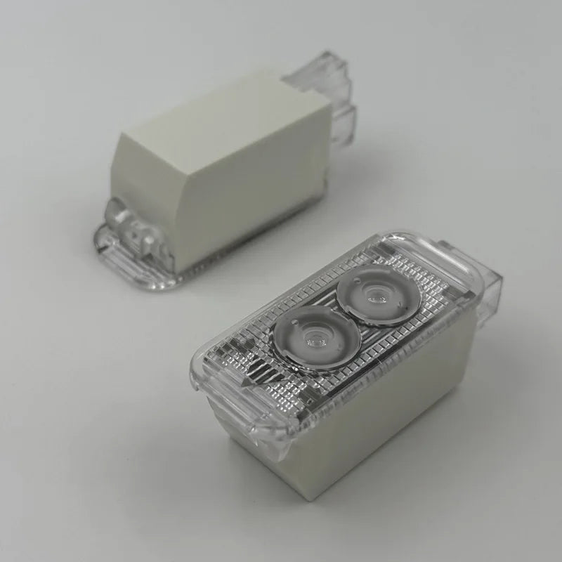 GPRGIT 2pcs Car Door Light for Audi A4 A6 A6L Q3 Q5 Q5L Q7 Q8 A7 A8 A5 RS A3 Dual Lens Dynamic HD LED Lamp Laser Decor Projector