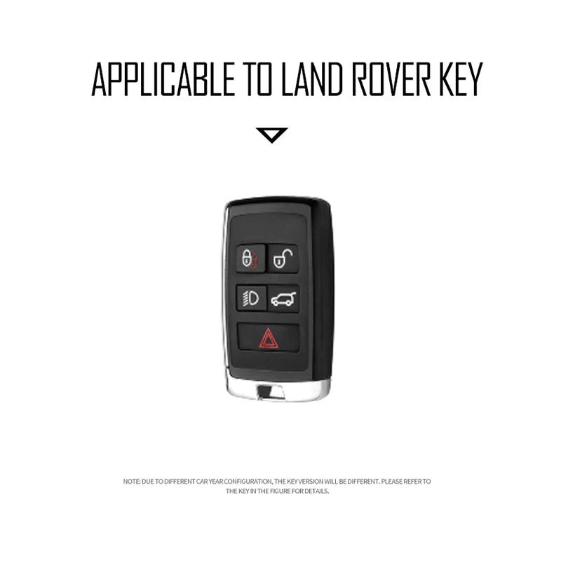 GPRGIT Car Key Cover Case for Range Rover Velar for Land Rover Defender 110 Discovery 4 5 Keychain Remote Keyring