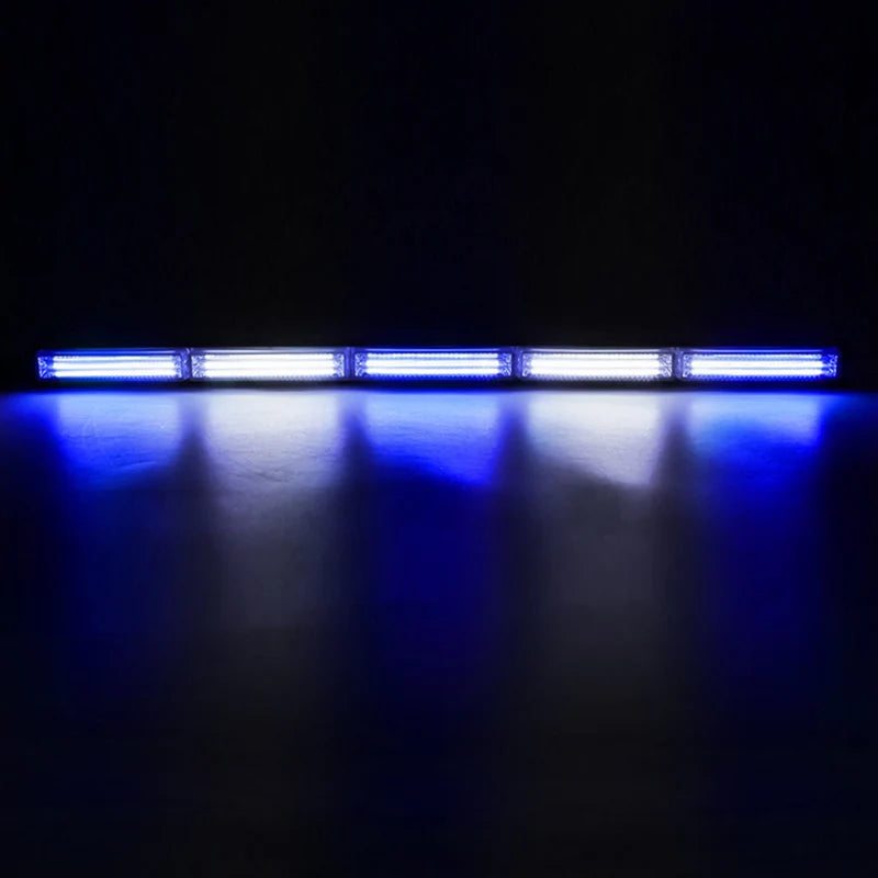 29inch Vehicles COB Warning Strobe Lightbar Multicolor Flashing DRL Lights Bar LED Flash Emergency Work Lights for Trucks