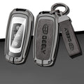 GPRGIT Fashion Zinc Alloy Leather Car Key Case Cover for Geely Atlas Boyue NL3 EX7 SUV GT GC9 Emgrand X7 Borui