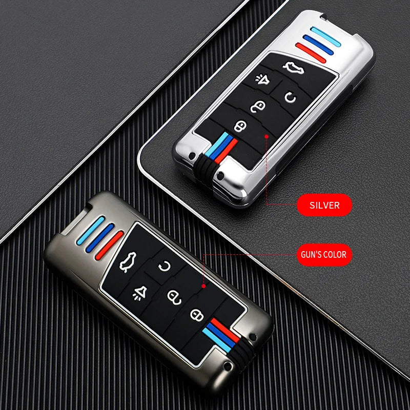 GPRGIT Zinc Alloy Key Remote Fob Car Accessories for GAC Trumpchi GS4 GM8 GA3 GA6 SGS7 GA4 GS5 GS3 Legend GS8 5 Buttons Case Cover