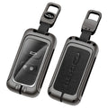 GPRGIT Car Logo Metal+Leather Car Key Case Shell for Chery Tiggo 3 5X 4 8 Glx 7 2019 2020 Arrizo Holder Keyless Bag Styling Accessories