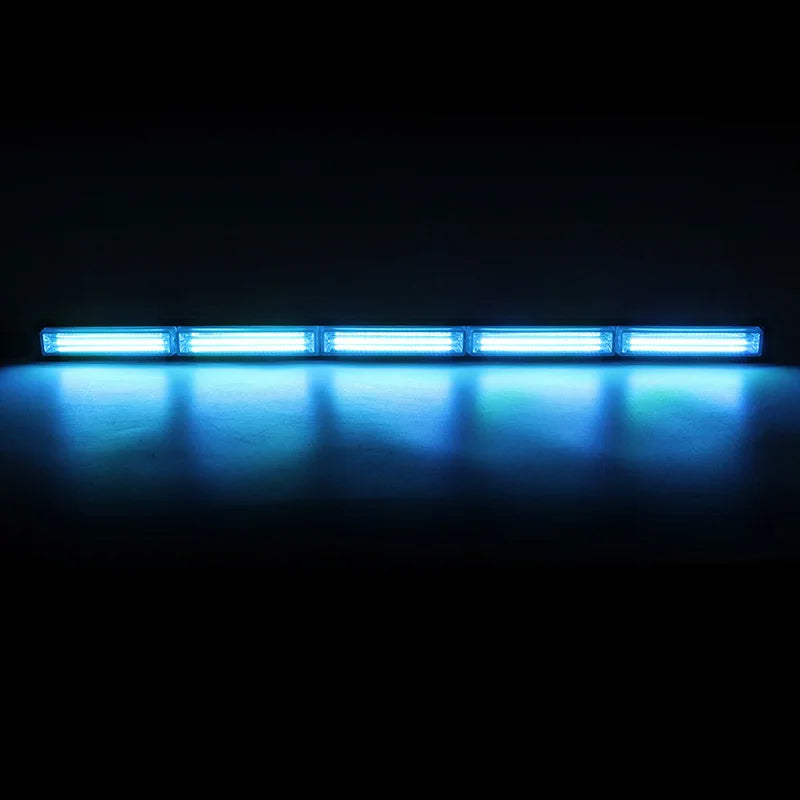 29inch Vehicles COB Warning Strobe Lightbar Multicolor Flashing DRL Lights Bar LED Flash Emergency Work Lights for Trucks