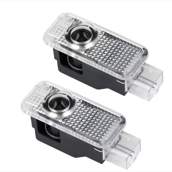 GPRGIT LED Glass Non-Fading Projection Door Welcome Light for Audi A4L A6L Q3 Q5 Q7 RS Series 12V