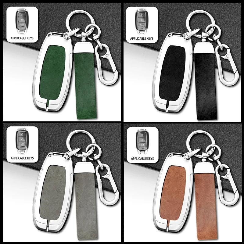 GPRGIT Car Remote Key Cover Case for Hyundai Palisade Limited 2020 SEL 2023 Elantra Sel Santa Fe Veloster Santa Fe Kona