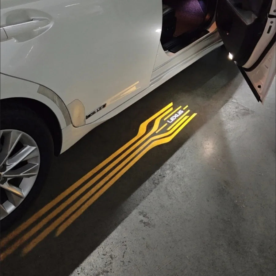 GPRGIT Car Door Welcome Light for Lexus LS/ES/RS/GS/LX/CT/RC/IS/UX/GX 12V Projection Light