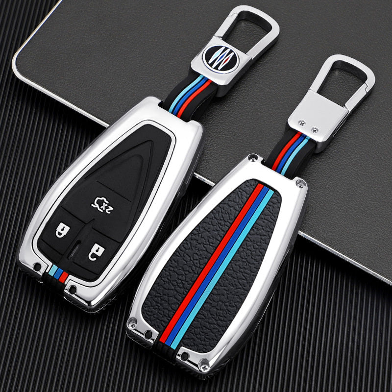 GPRGIT Zinc Alloy Car Remote Key Case Full Cover for Changan CS35PLUS CS55PLUS CS75PLUS 2019 2020 3/4/5 Buttons Key Shell Accessories