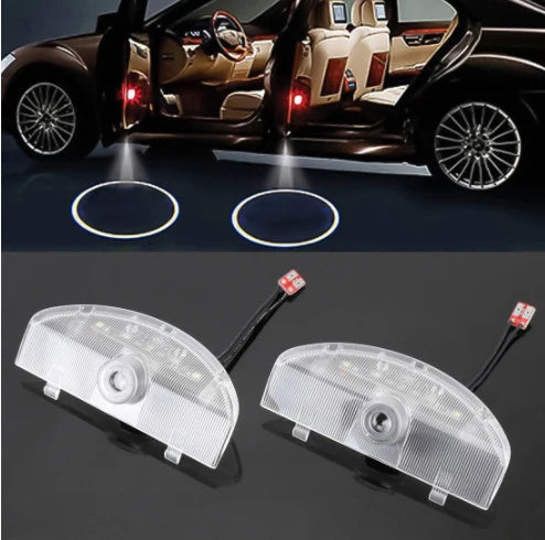 GPRGIT Mitsubishi Pajero 2008-2014 12V LED Door Logo Welcome Light