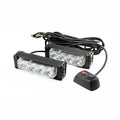 2 in 1 Auto Mini 4LED Strobe Lights Bar Grill Warning Lightbar Car Truck Emergency Flasher Flashlight Car Accessories 12v