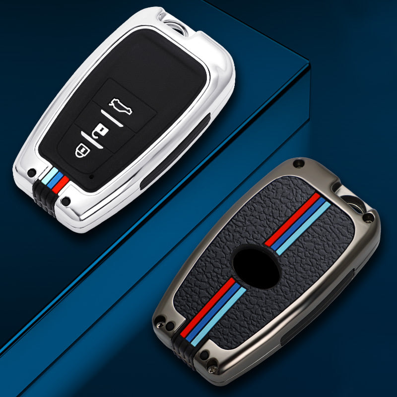 GPRGIT Remote Zinc Alloy Car Key Case Cover for Toyota Prius Camry Corolla CHR RAV4 Land Cruiser Prado Protector Shell Fob 2 3 4 Button