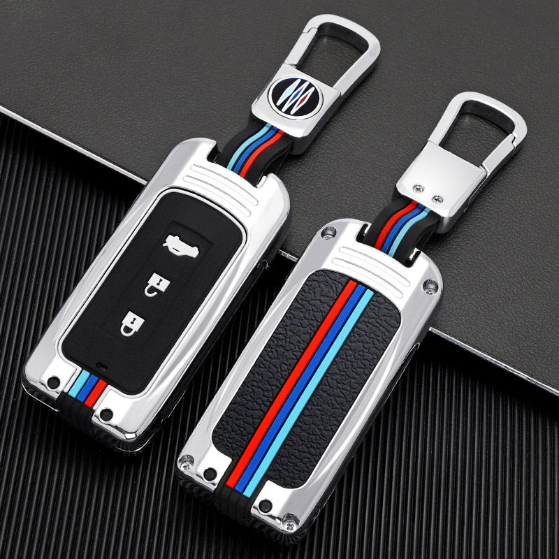 GPRGIT Zinc Alloy Car Key Case for MITSUBISHI OUTLANDER 3 Lancer 10 L200 ASX Colt Pajero Sport ECLIPSE CROSS Protective Fob