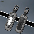 GPRGIT High Quality Car Key Case Alloy Leather Keychain for Baojun 510 730 360 560 RS-5 530 630 for Wuling Hongguang S