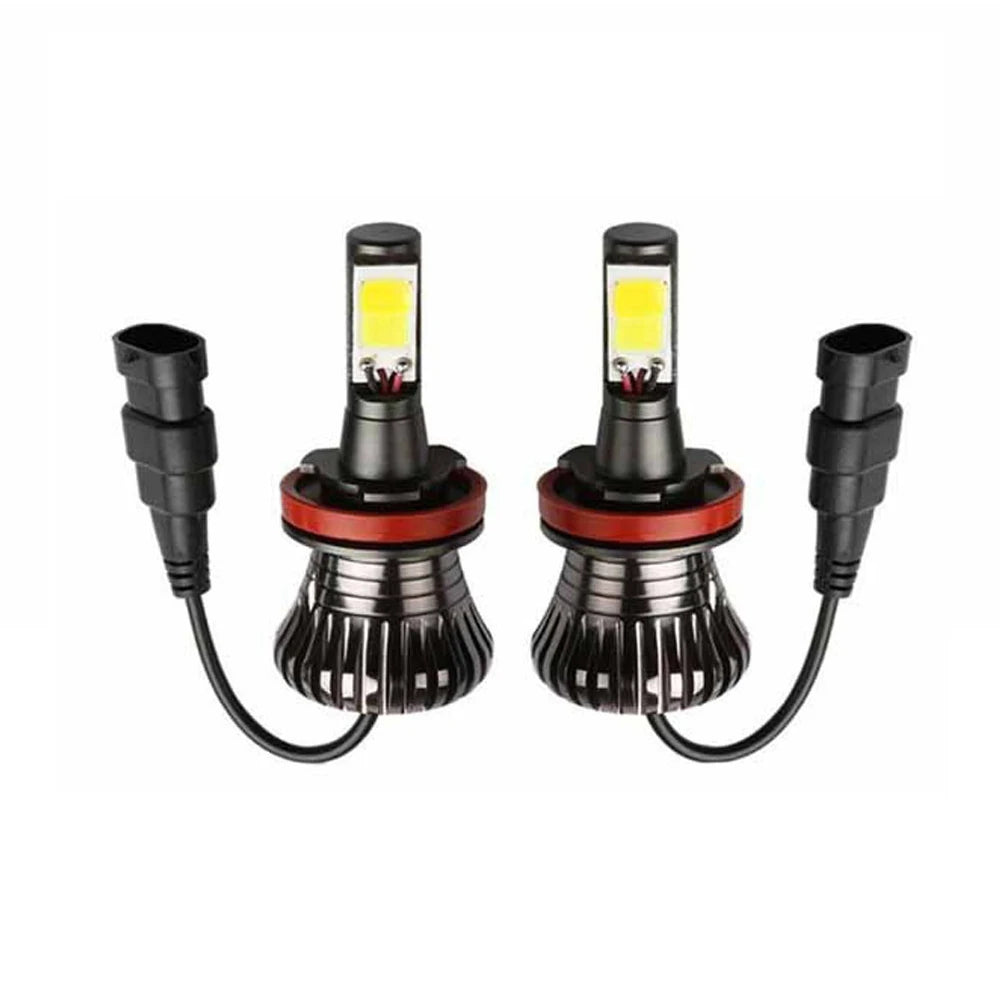 Dual-Color LED Fog Light Bulbs H3 H7 H11 9005 881 H4 H8 H16 9006 HB3 HB4 880 H27 H1, 20W