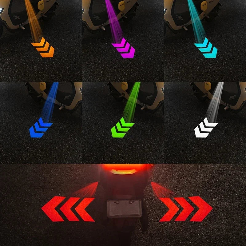 GPRGIT Motorcycle Arrow LED Turn Signal Projection Lamp 12V
