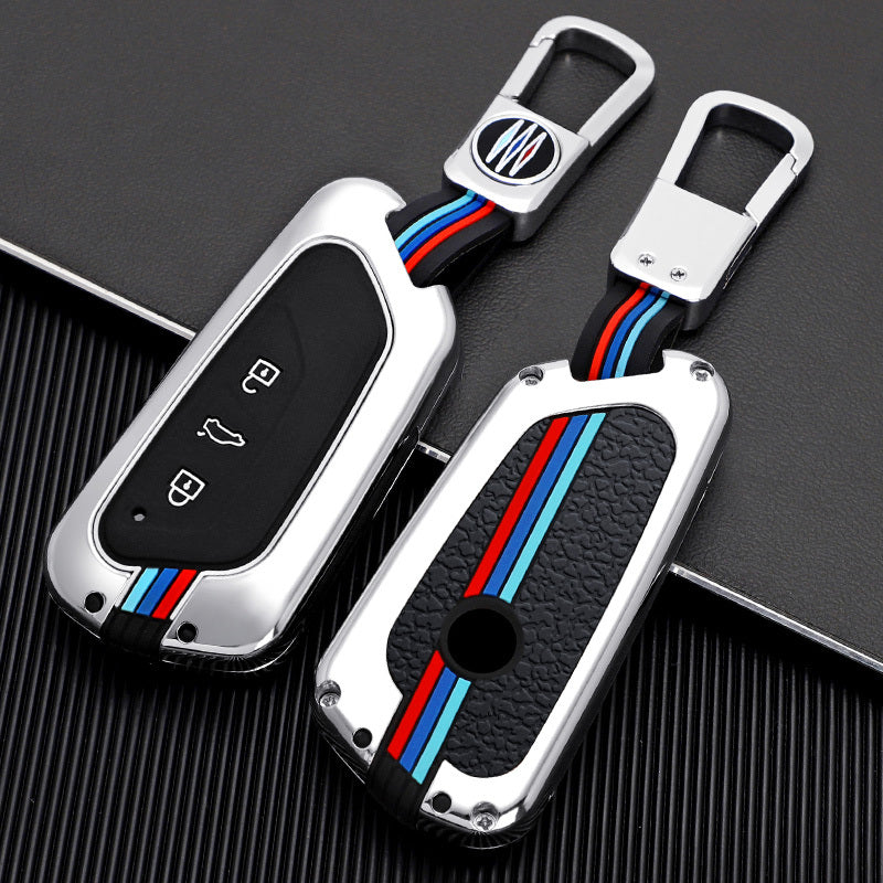 GPRGIT Zinc Alloy Auto Car Accessories for VW Golf 8 MK8 2020 for Skoda Octavia Key Protective Case Cover