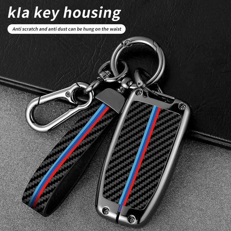 GPRGIT Carbon Car Logo Key Fob for Kia EQUUS Optima K5 Forte Opirus Rohens Ix35 SOUL SORENTO Borrego Mohave Shuma 2011 2012