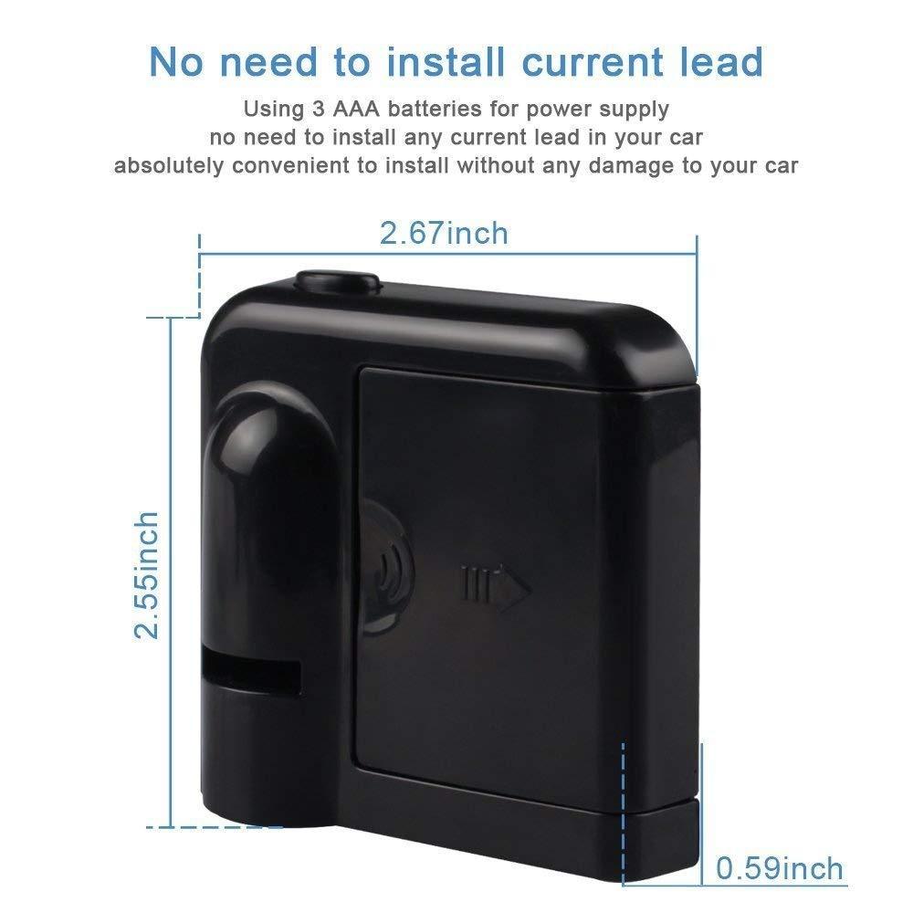 GPRGIT LED Door Wireless Welcome Lamp Projection Laser Light, Ground Shadow Logo Atmosphere Light, 12V 18W