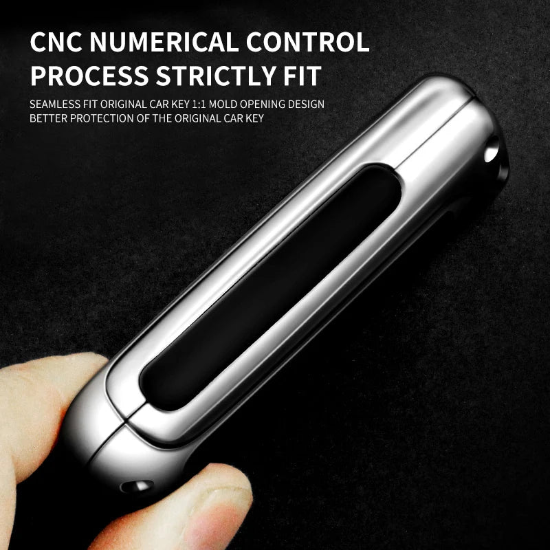 GPRGIT Zinc Alloy Leather Car Logo Key Case Cover for Toyota Auris Corolla Avensis Verso Yaris Aygo Scion TC IM 2015 2016 Camry RAV4