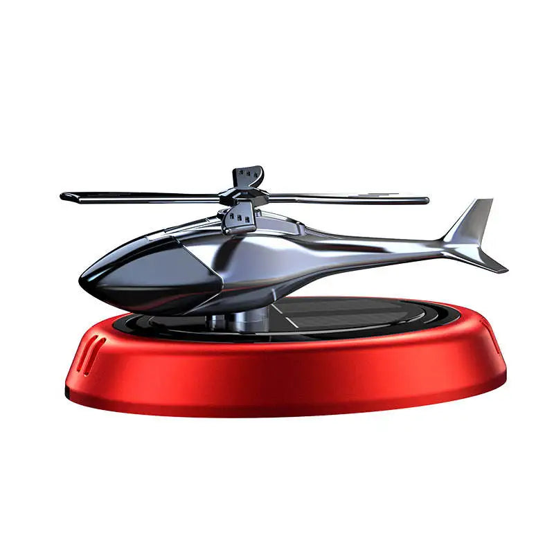 GPRGIT Solar Helicopter Car Air Freshener Aromatherapy Solar-Powered 5ml