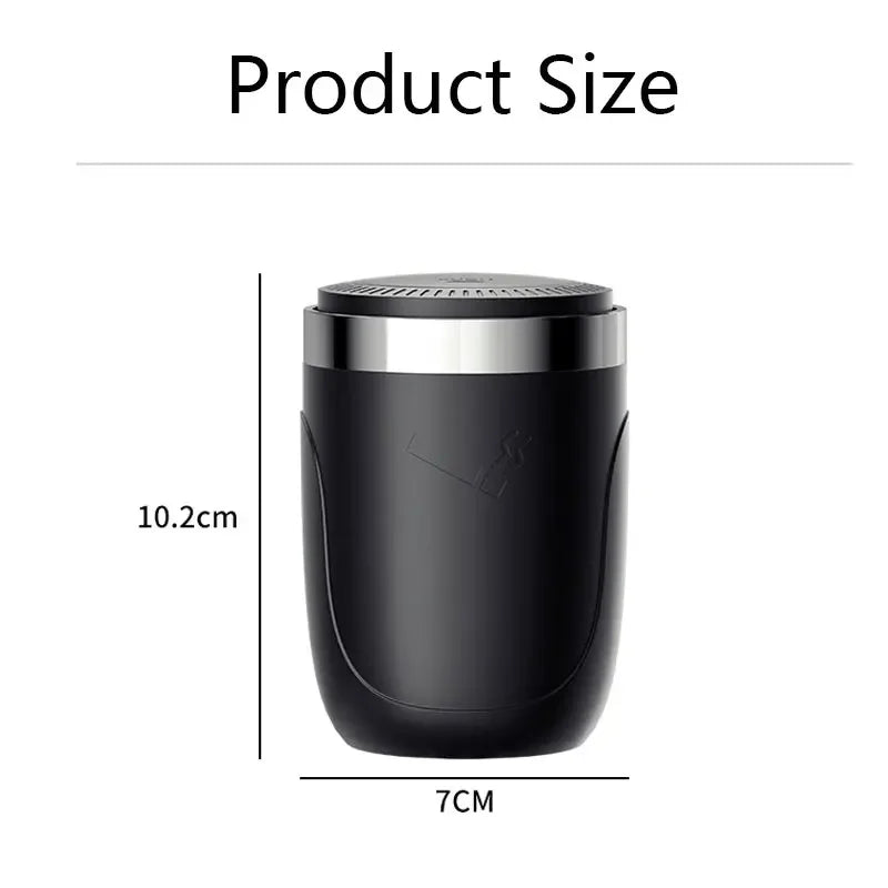 GPRGIT Portable Car LED Ashtray Universal Auto Ashtray Cigarette Ash Holders Cup Car Interior Decor Smokeless Auto Holder Box