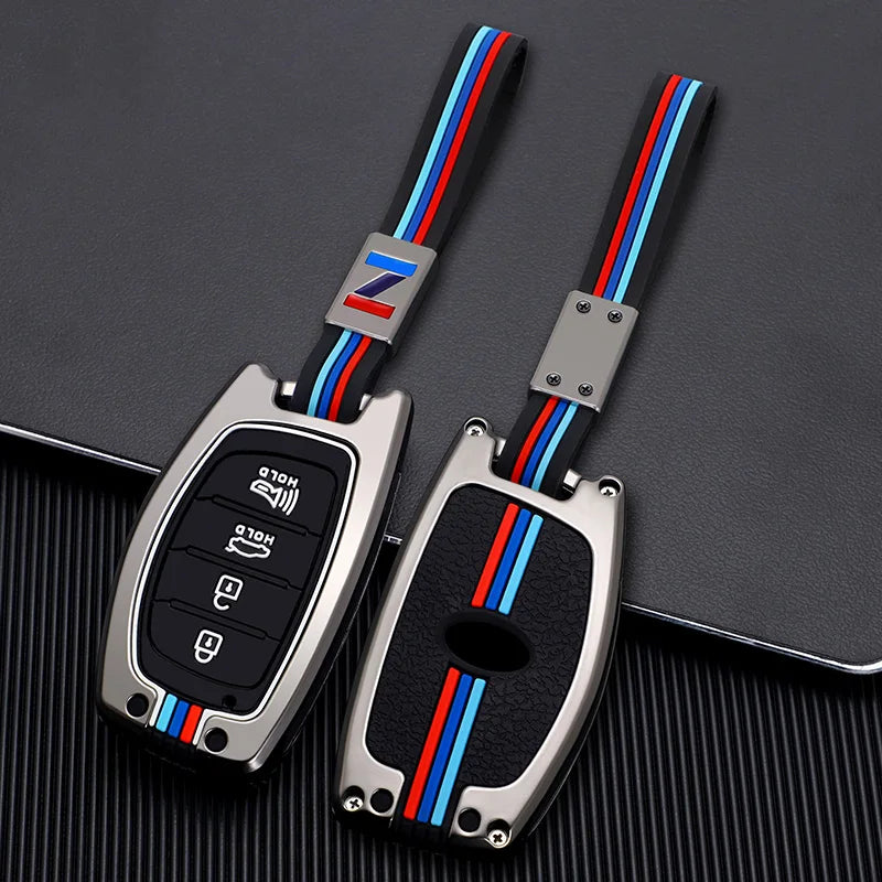 GPRGIT Fashion Zinc Alloy Car Key Cover Case for Hyundai IX25 IX35 I20 I30 I40 Hb20 Santa Fe Sonata Elantra Creta Solaris Auto Keychain