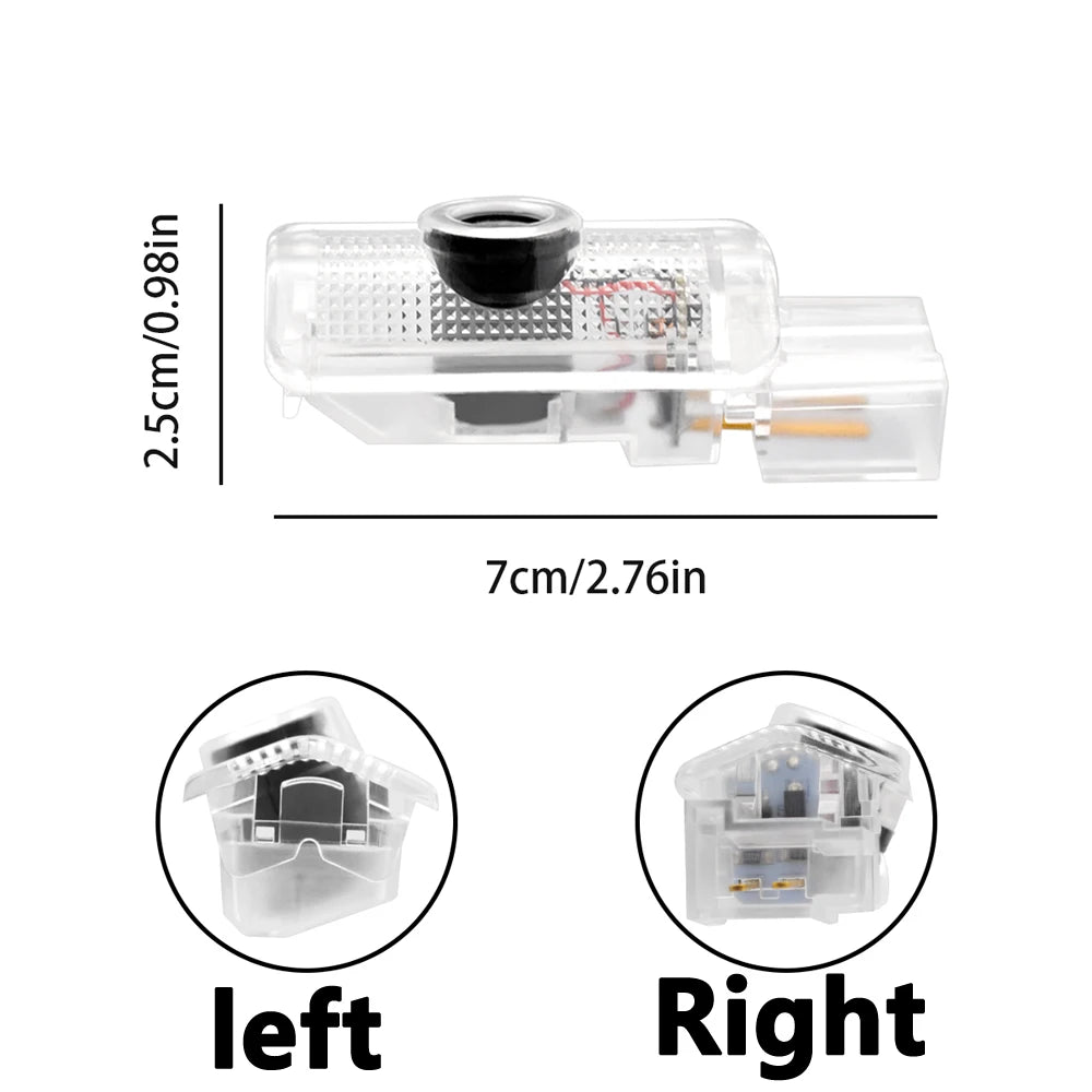 GPRGIT Led Car Door Light Logo Laser Projector Welcome Lamp for Mercedes Benz X164 W164 W215 GL ML R Class R400 R350 R300 ML450