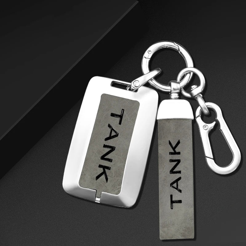 GPRGIT Zinc Alloy Car Remote Key Cover Case for Great Wall GWM WEY TANK 300 500 Tank300 Tank500