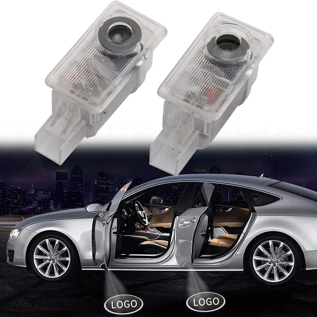 GPRGIT Car Door LED Logo Projector Lights for Volvo Accessory Wireless Welcome Emblem Lamp Ghost 3D Lights Puddle Lights